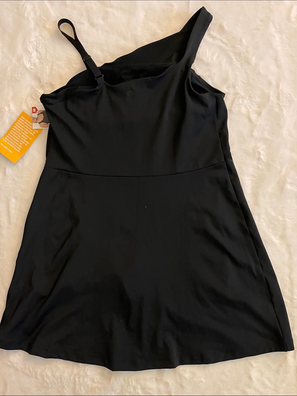 Avia  Women’s Black One-Shoulder Activewear Dress SZ M  8-10 - Picture 5 of 7